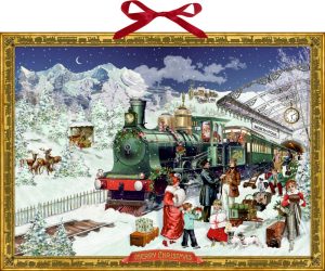 Nostalgische spoorweg, adventskalender