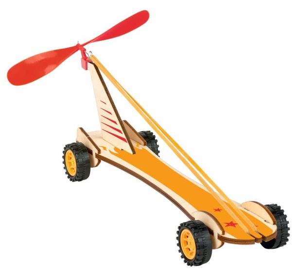 PhänoMINT bouwdoos elastiek auto hout