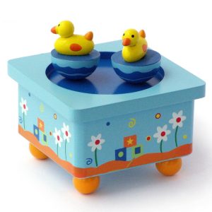 muziekdoos wandelende eendjes