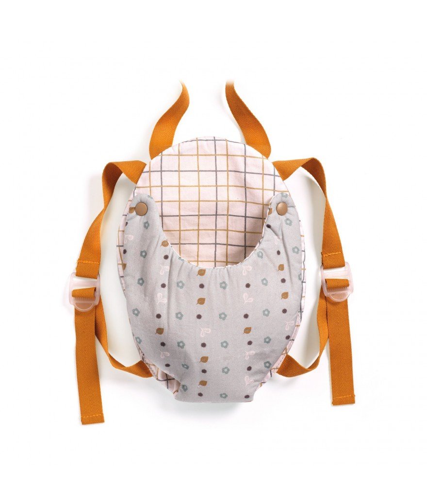 Djeco Baby carrier blue gray