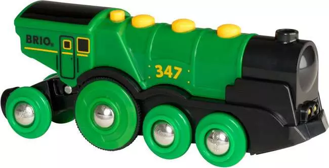 Brio Grote groene locomotief op batterijen - Afbeelding 2