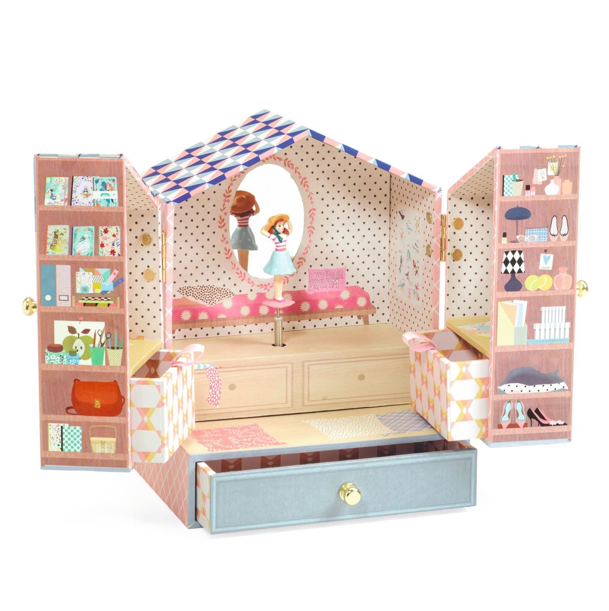 Djeco Juwelen muziekdoos Tinou-winkel - Afbeelding 4