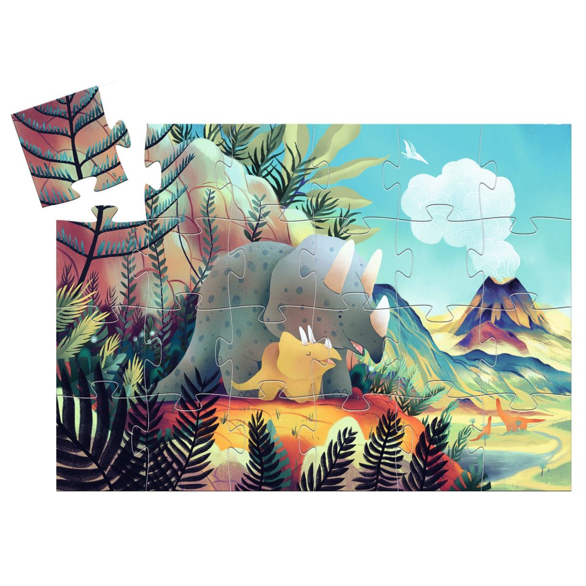 Djeco Téo de dino - 24 stuks - Afbeelding 3