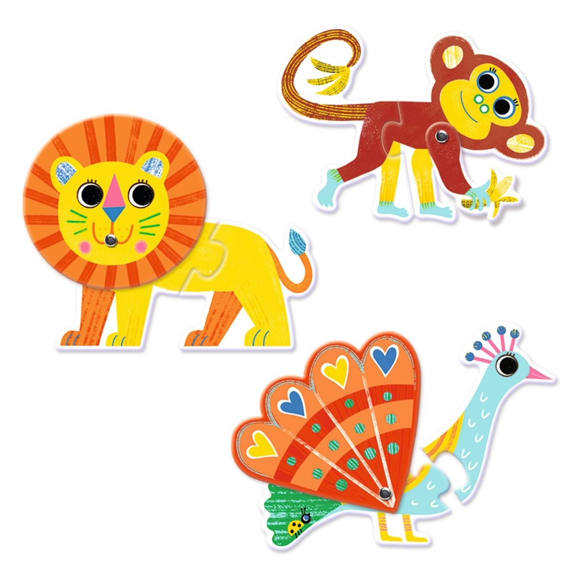 Djeco Puzzle Articulo-dieren - Afbeelding 3