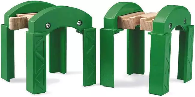 BRIO World Treinrails Stapelrails Ondersteuningen - Afbeelding 2