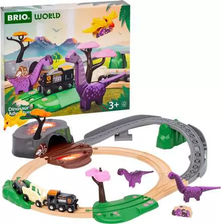 BRIO World Treinset Dinosaurus Avonturenset - Afbeelding 3