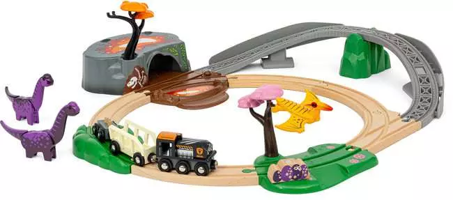 BRIO World Treinset Dinosaurus Avonturenset - Afbeelding 2
