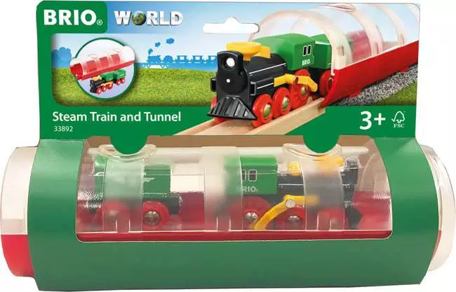 BRIO World Stoomtrein & Tunnel