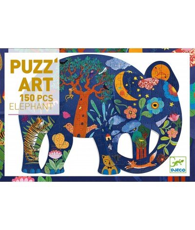 Djeco Puzzel Eléphant - 150 pcs