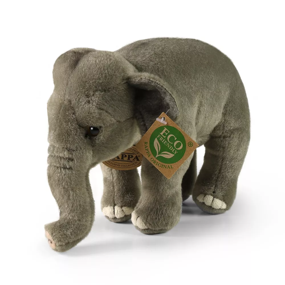 Pluche Aziatische Olifant 20 cm ECO-VRIENDELIJK