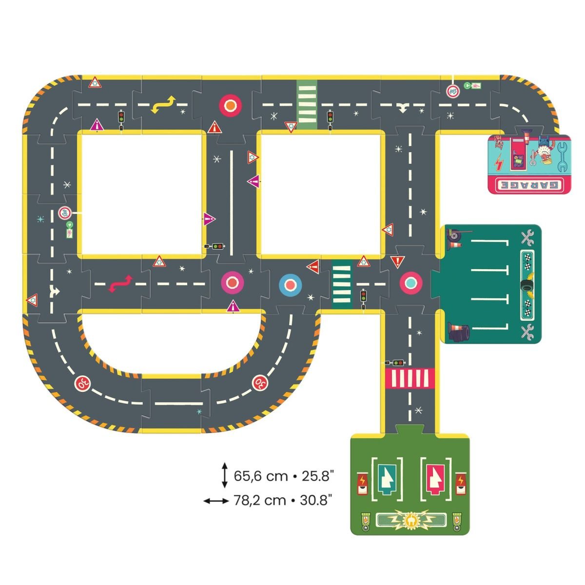 Djeco Puzzel Circuit - 26pcs - Afbeelding 3