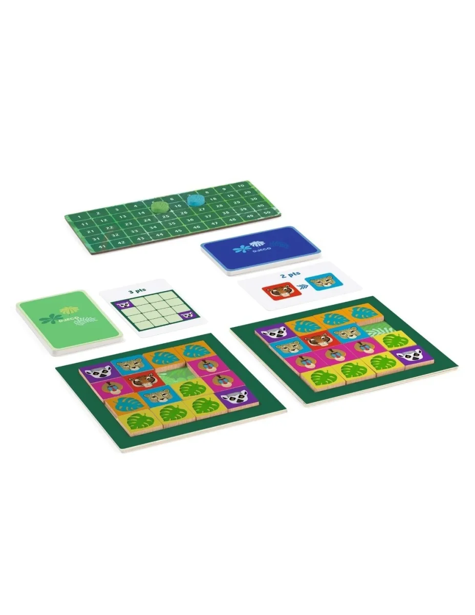 Djeco spel Jungle taquin - Afbeelding 2