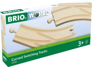 BRIO World Treinsporen Gebogen Wisselsporen