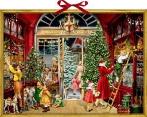 Nostalgische kerstwinkel