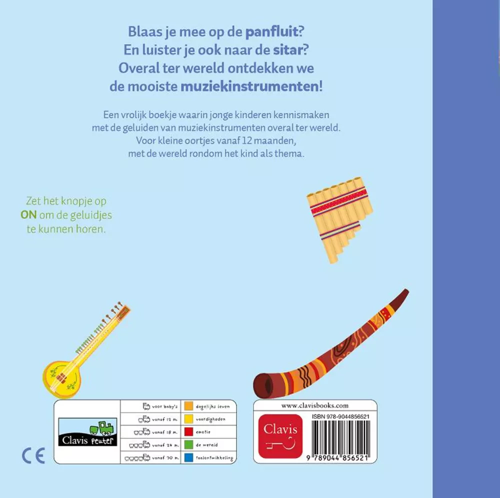 Geluidenboek: Nog meer muziekinstrumenten van overal. - Afbeelding 2
