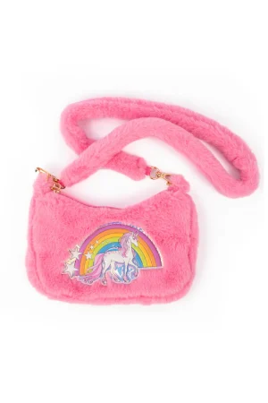Regenboog Cuddle Crossbody Tasje, Roze