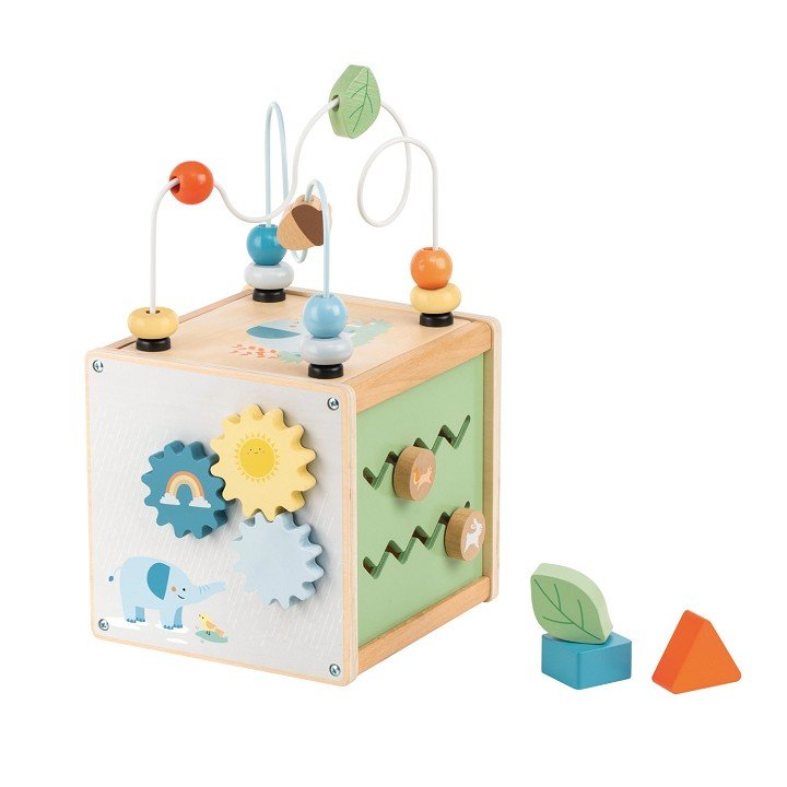 Houten Activiteitenkubus