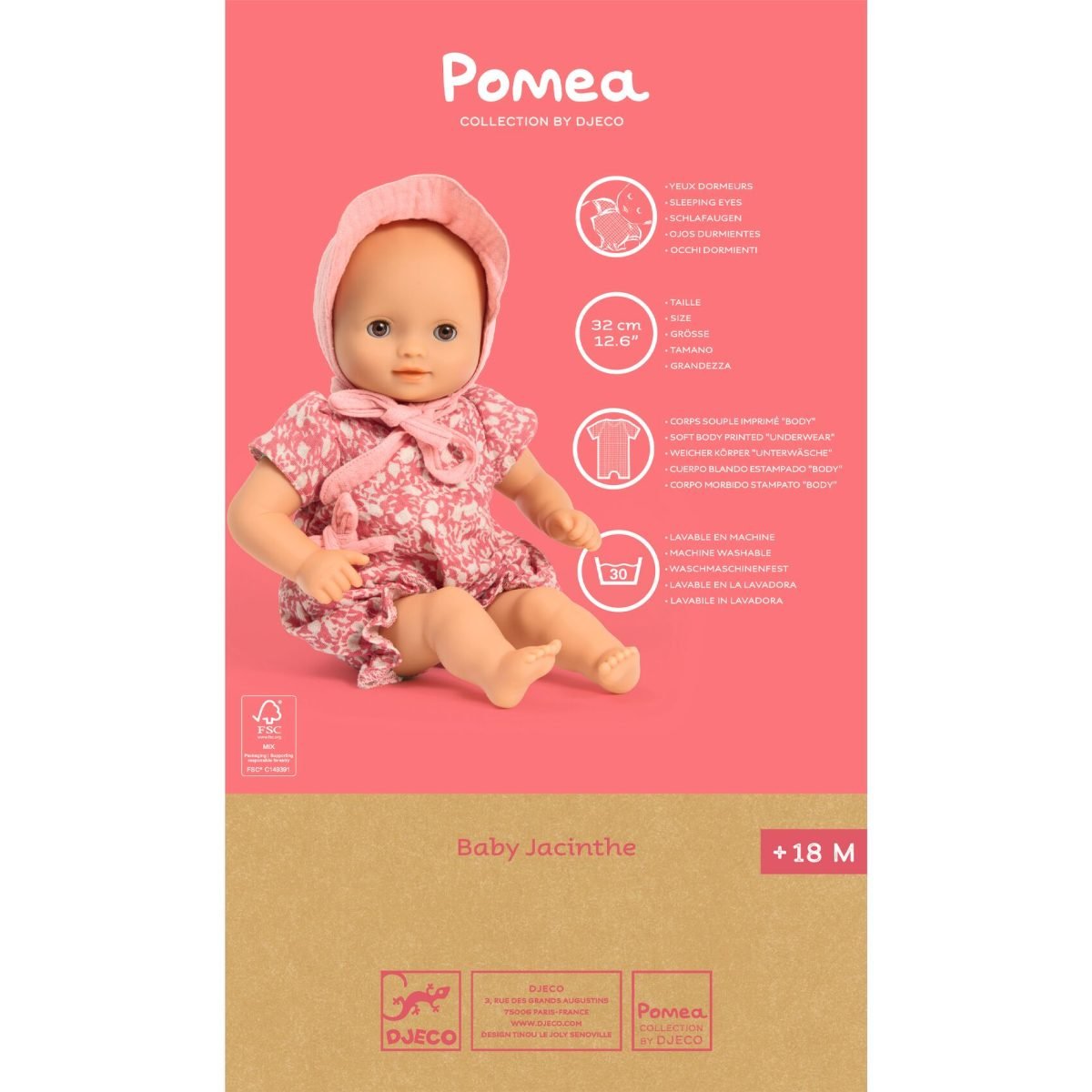 Djeco Pomea Baby Jacinthe - Afbeelding 2