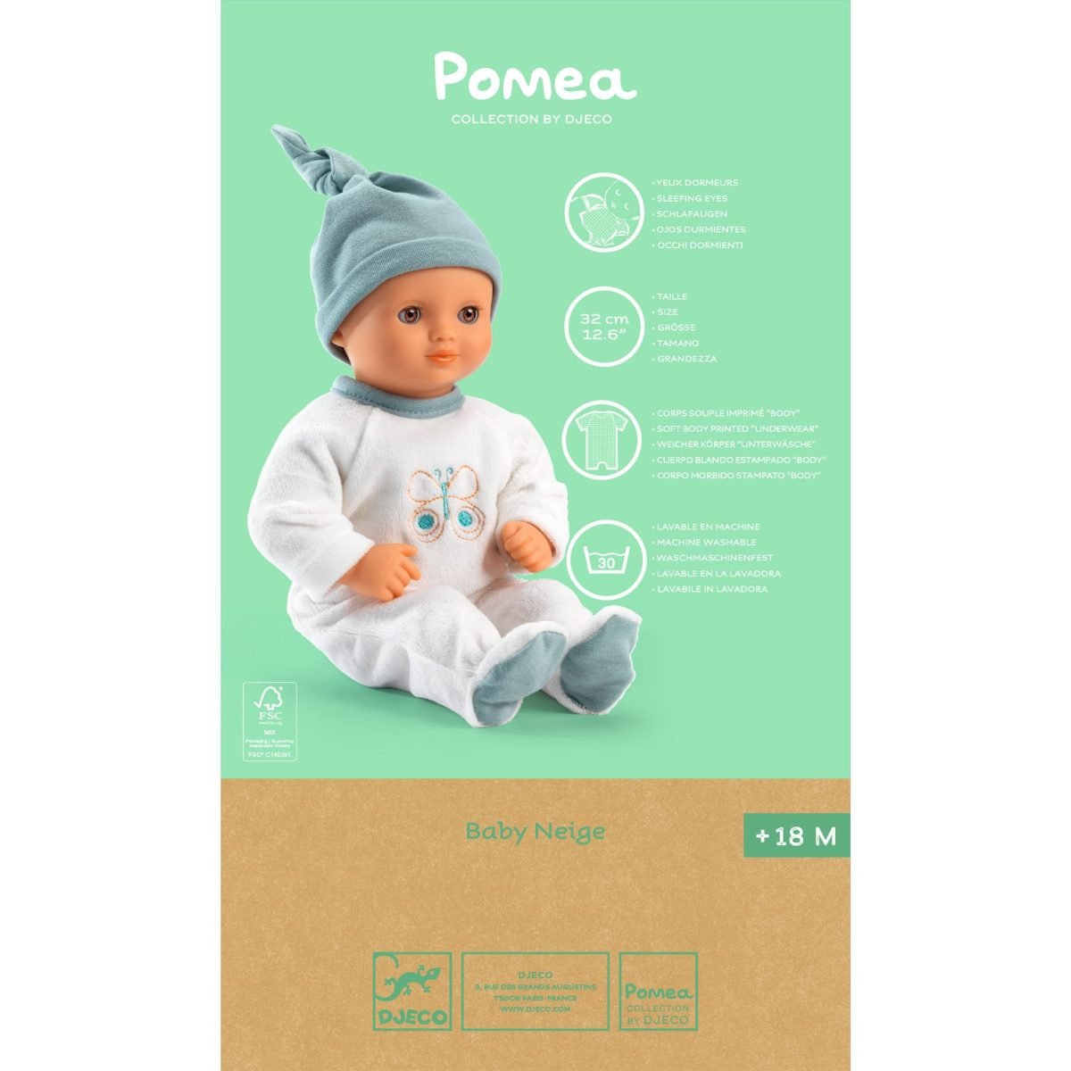 Djeco Pomea Baby Sneeuw - Afbeelding 3