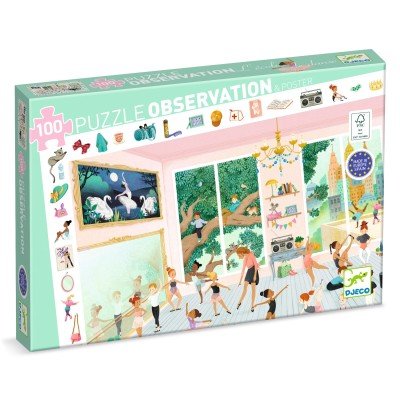 Djeco Puzzel Dansschool - 100 stuks