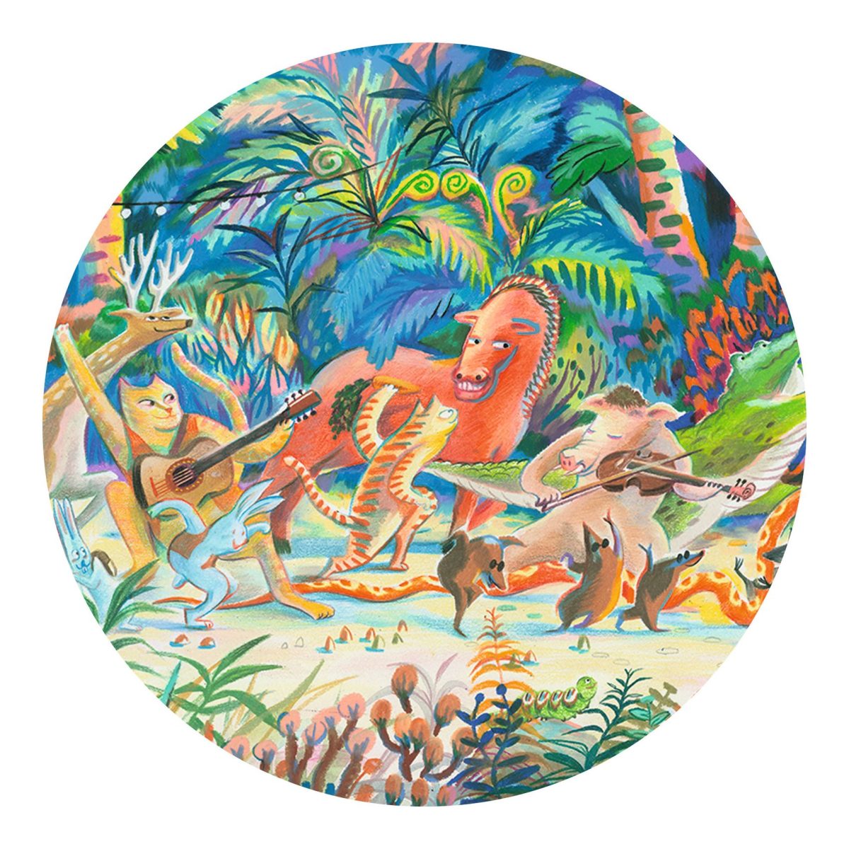 Djeco Puzzel Woods Muziekband - 200 stuks - Afbeelding 3
