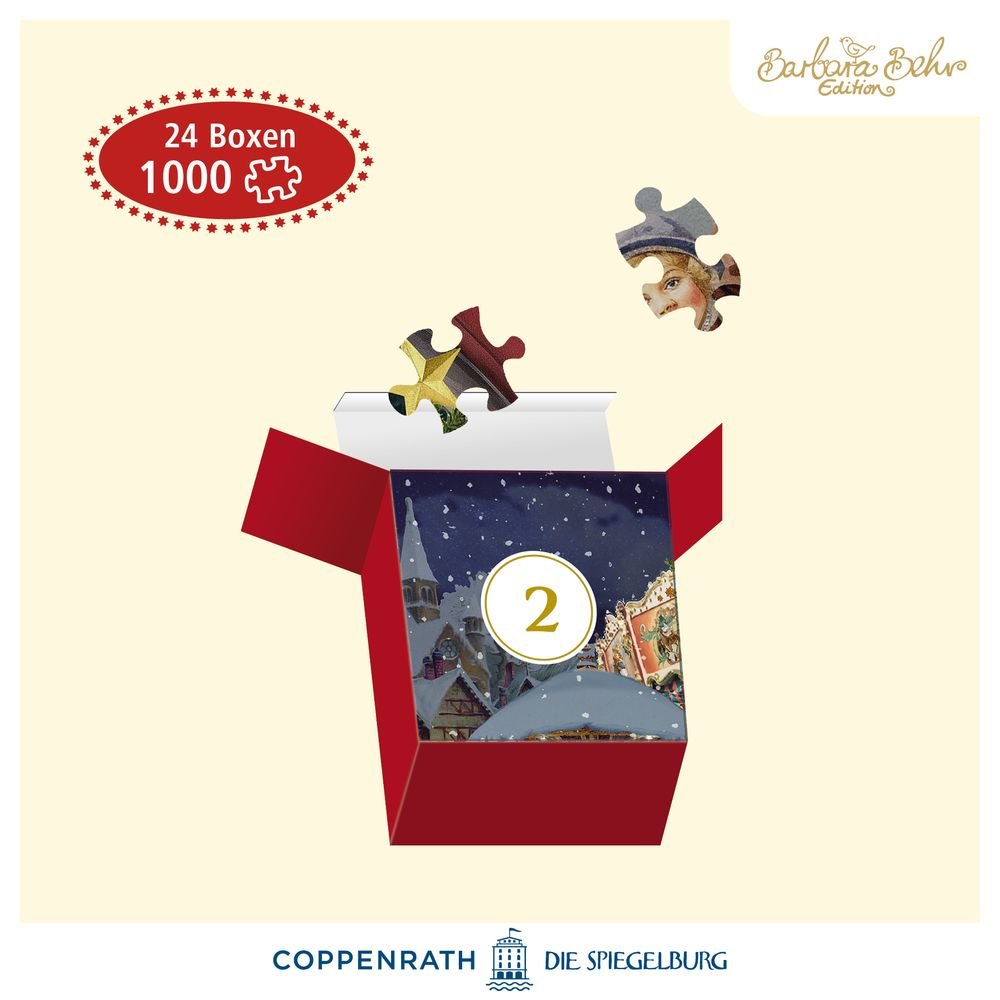 Nostalgische kerstwinkel, puzzel-adventskalender - Afbeelding 2