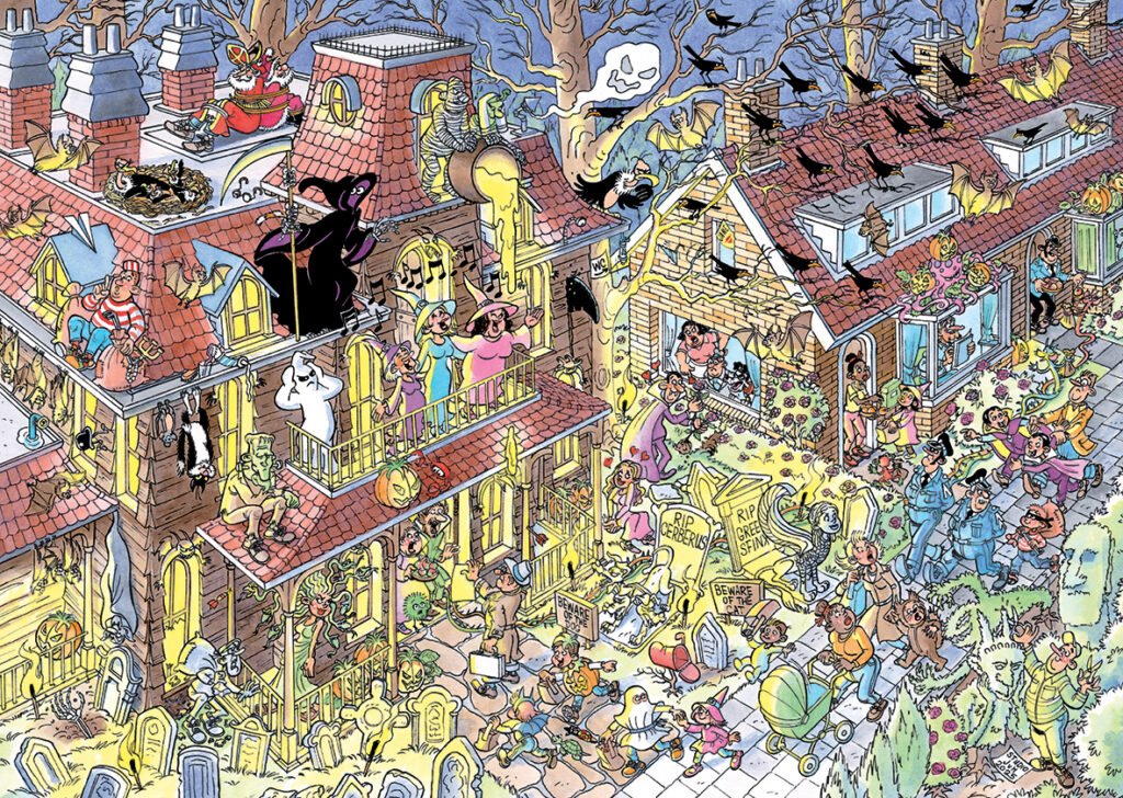 Trick or Treat – Jan van Haasteren (500) - Puzzelwinkel De Zonnewijzer - Afbeelding 2