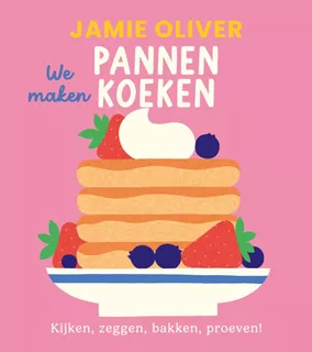 We maken pannenkoeken. Kartonboek Jamie Oliver.
