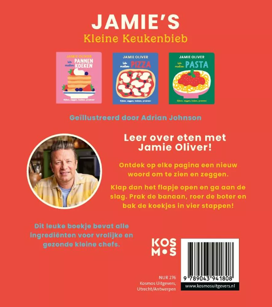 We maken koekjes. Kartonboek Jamie Olive - Afbeelding 2