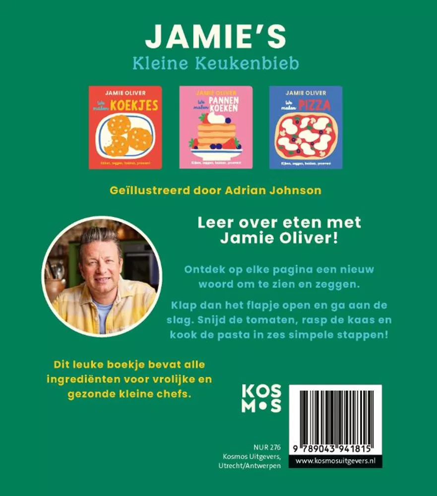 We maken pasta. Kartonboek Jamie Oliver - Afbeelding 2