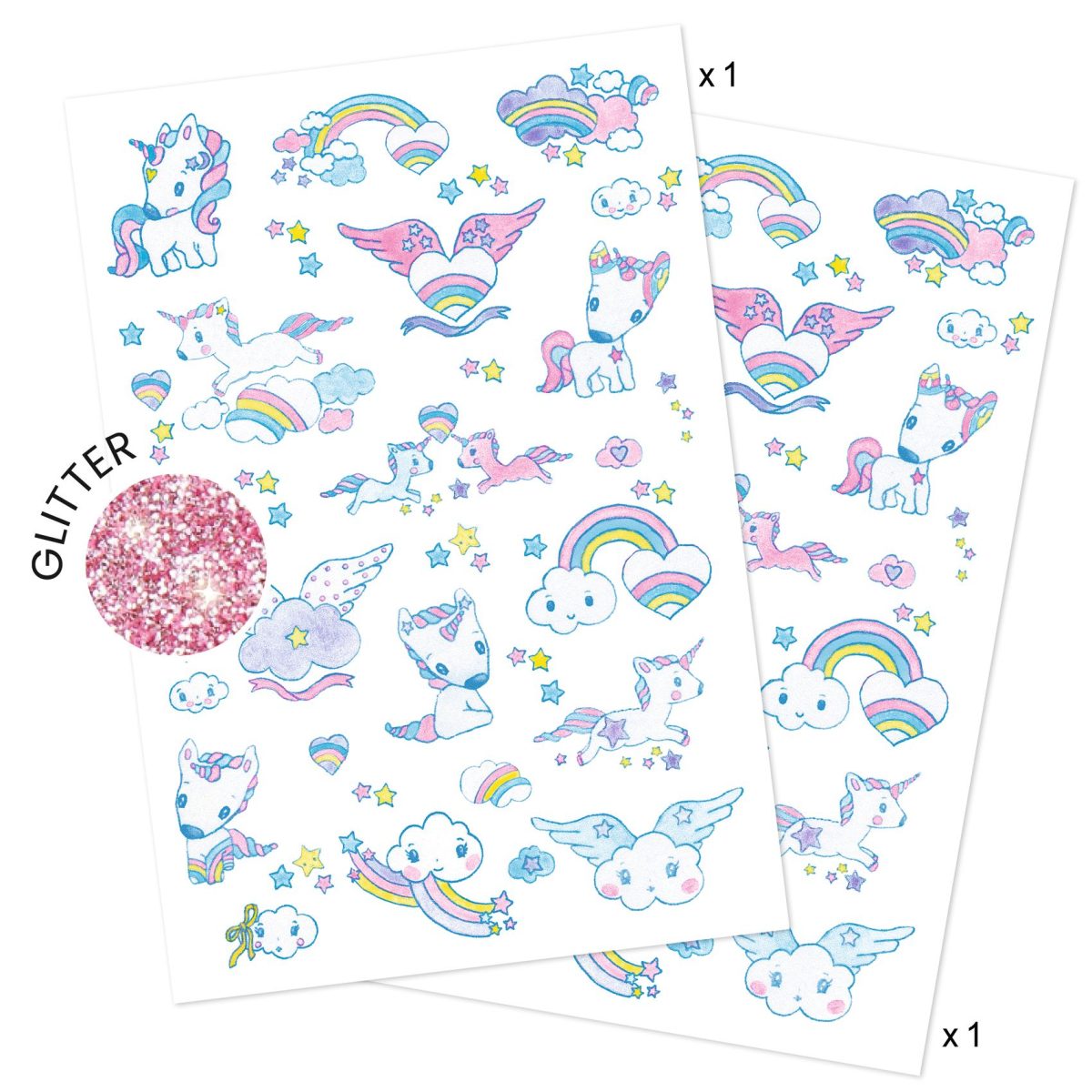 Djeco Tattoos Eenhoorn - Afbeelding 2