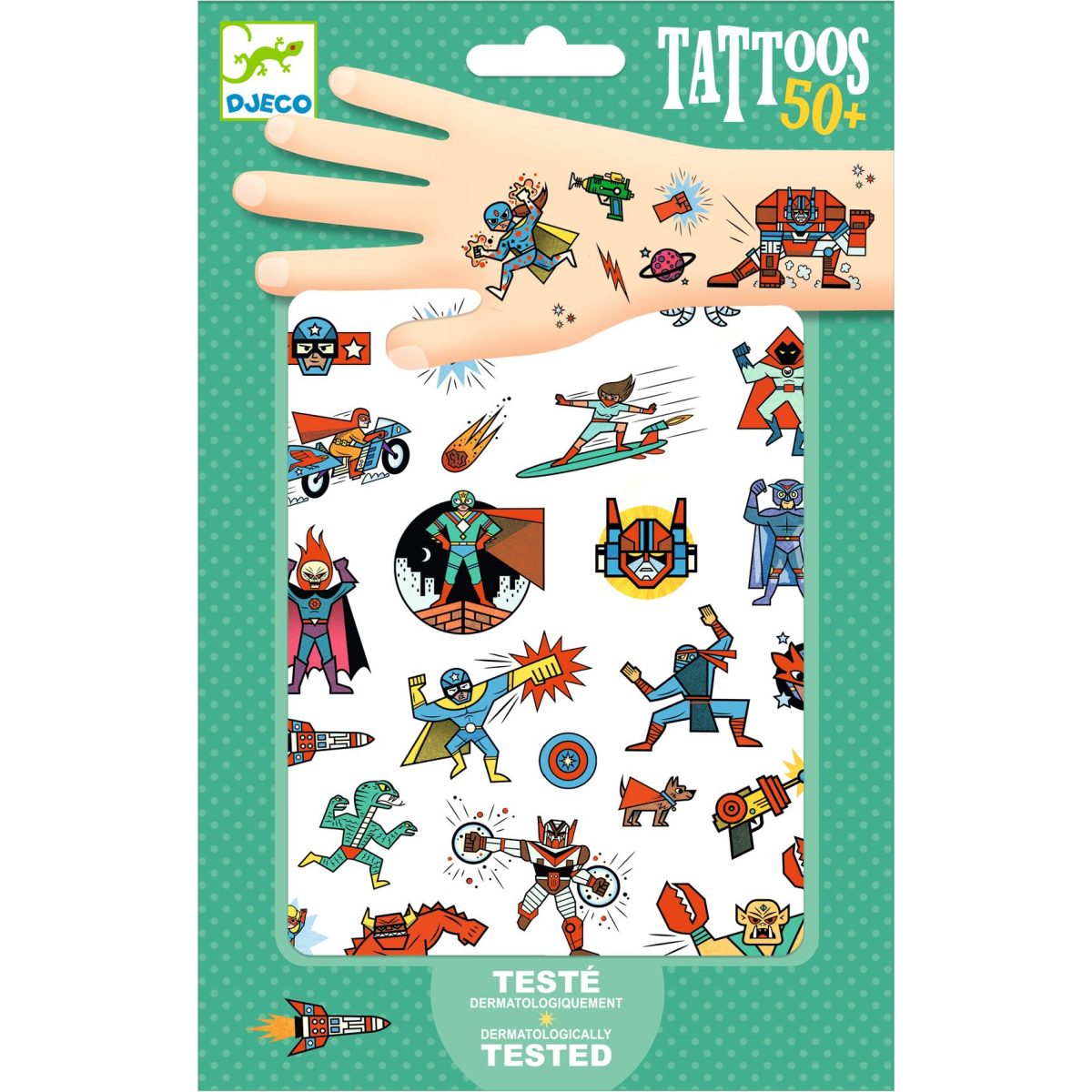 Djeco Tattoos Superhelden