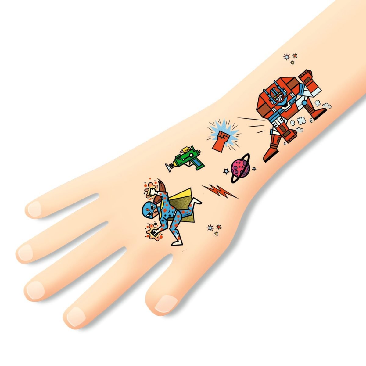 Djeco Tattoos Superhelden - Afbeelding 3