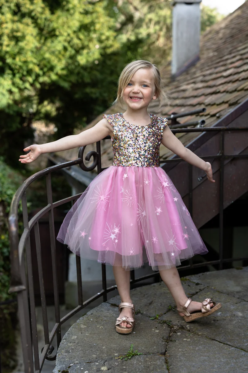 A Star is Born Sequins Dress 3-4 jaar - Afbeelding 2