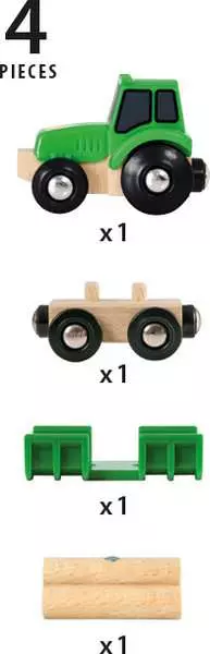 BRIO Tractor met aanhanger - Afbeelding 2
