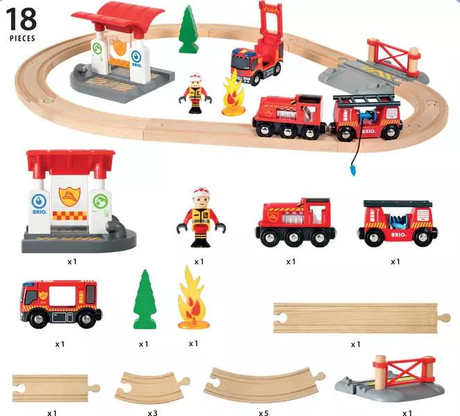 BRIO World Treinset bij de brandweer - Afbeelding 6