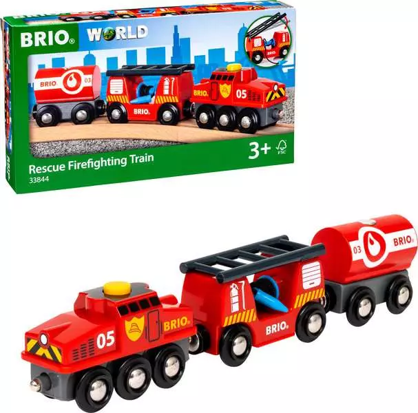 BRIO World Rescue Firefighting Train
