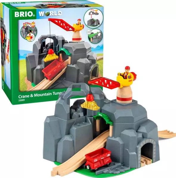 BRIO Crane & Mountain tunnel