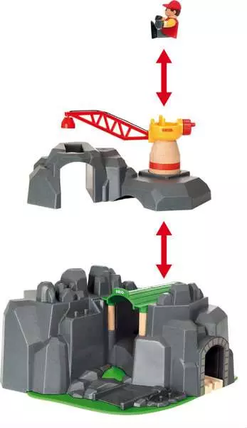 BRIO Crane & Mountain tunnel - Afbeelding 5