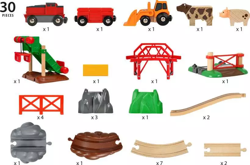 BRIO World Boerderijdierenset - Afbeelding 2