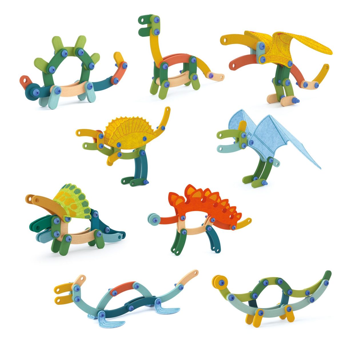 Djeco Constructie Dinosaurus - Speelgoedwinkel De Zonnewijzer - Afbeelding 12